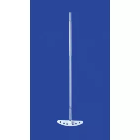  Keverő PTFE lapáttal és csappal, kalibrált üvegcsőből, tengely 10 mm, napló 8x40 mm, 100 ml-es lombikhoz, NS29/32 csatlakozás, hossz