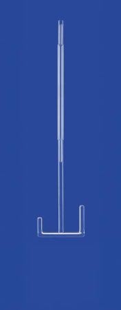 Anker keverő csappal, precíziós kalibrált üvegcsőből, laboratóriumi karimához DN60, 50 ml-es kapacitáshoz, tengely 10 mm, napló 8x40