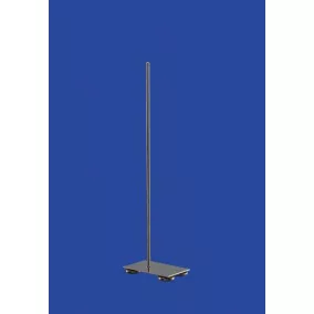   Tartó alaplappal, alaplap 315x200 mm, acél 18/20, M 10 menettel, állvány rúd átmérője 13 mm, magasság 750 mm, anyaga: rozsdamentes acél