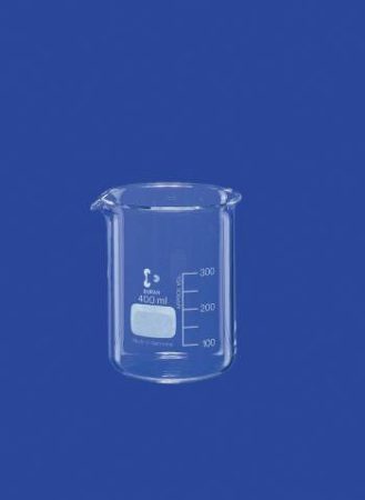 Főzőpohár, alacsony forma, 400 ml, átmérő 80xmagasság 110 mm, beosztással, DURAN®