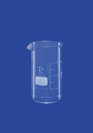 Főzőpohár, nagy forma, 400 ml, átmérő 70xmagasság 130 mm, beosztással, DURAN®