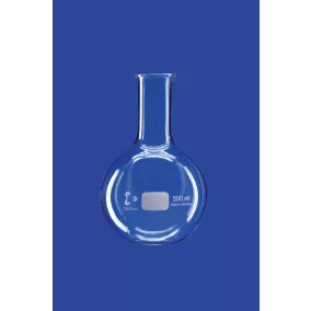   Lapos aljú lombik, keskeny nyakú, 10.000 ml, gyöngyös peremű, DURAN®