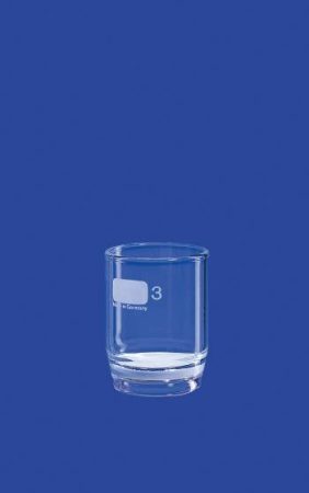 Szűrőtégely, porozitás 3, 30 ml, szűrőlemez átmérő 30 mm, boroszilikát üveg 3,3