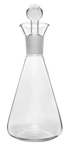 Jódmeghatározó lombik, Sendtner, ST-üreges dugók, hatszögletű lappal 1000 ml, ST 29/32